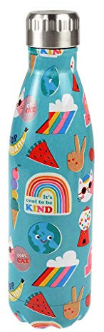 Top Banana wiederverwendbare Edelstahl-Flasche für heiße und kalte Getränke, 500 ml