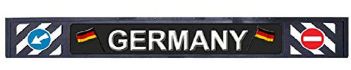 Uzman Universal 3D Schmutzfänger, GERMANY, Schmutzfängerleiste, Spritzschutz LKW Truck Anhänger Autozubehör (6121)