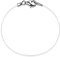 Bo&Pao Angelschnur Kette, transparente Nylon Kette, schwebende Kette, 38 cm