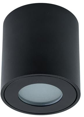 EDO Deckeneinbauleuchte Badezimmer KLARS IP44 GU10 schwarz EDO777339