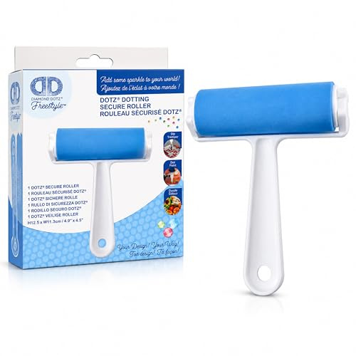DIAMOND DOTZ ® - Dotz Secure Roller, diamantkonstverktyg, vinylrullverktyg, gummirulle, listrulle