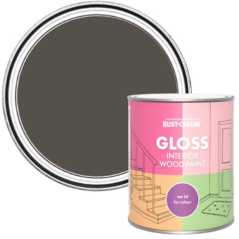 Rust-Oleum Brown Interior Wood Paint in Gloss Finish - Fallow 750ml