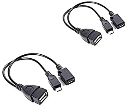 Adaptateur USB Ethernet OTG pour Fire TV Stick 4K - Netzwerk Kabel Terminal 2PCS - Compatible avec Fire TV 3 et 2nd Gen