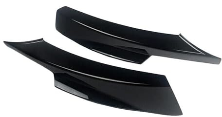 GLYGLY Spoiler Pare-Chocs Avant pour BMW Série 3 E90 E91 328i 325i LCI MTech Sports 2009 2010 2011 2012, Voiture Anti-Collision Lame Séparation Lèvre Canard Inférieure Pare-Chocs Protection