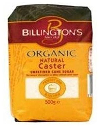 Billingtons Org Golden Caster Sugar 500g x 3 (Pack of 3)