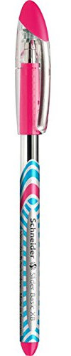 SCHNEIDER 3er Set Kugelschreiber Slider Basic Pte Extra Large rosa.