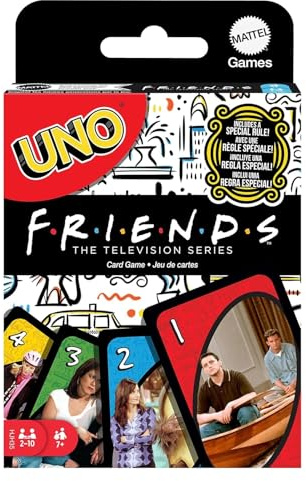 Mattel Games UNO Friends Card Game, Family, Adult and Party Game Night, 2 to 6 Players, Collectibles Inspired by The TV Series