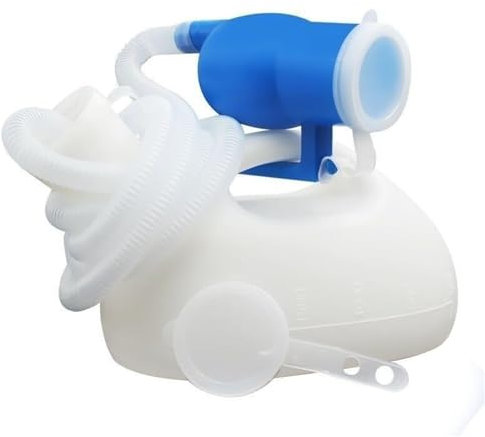 2000ml Urine Bottles for Men, Urinal Bottle Spill Proof Reusable Male Pee Bottle, Portable Pee Bottle Leakproof Wee Bottle with Tube Toilet Urinals for Car Camping (White)