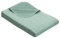 Ibena Lausanne Kinderdecke 70x100 cm - Babydecke türkis aus Biobaumwolle, Baumwolldecke für Babys angenehm leicht und kuschelig, Made in Germany