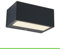 LED-Außenwandleuchte GEMINI, moderne Wandlampe aus Aluminium in Anthrazit, Wandleuchte,10,5 Watt, 700 Lumen, Lichtfarbe 3000 Kelvin, eckige Außenleuchte m. Up&Down-Effekt,wetterfeste Außenlampe