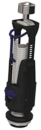 Geberit Type 240 - Cisterna para inodoro (doble válvula y botón cromado)