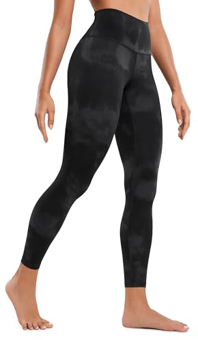 CRZ YOGA Butterluxe Leggings 25 Black Tie Dye Large