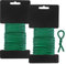 tenn well 3.5mm Garden Wire, 16M Flexible Soft Plant Wires Twist Ties for Gardening Climbing Plants, Vines, Shrubs and Flowers (Green)