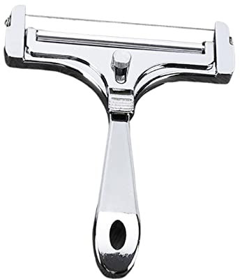 Taglia formaggio Grattugia Raclette Taglia burro Heavy Duty Regolabile Spessore Filo Taglia formaggio Gadget Arriccia formaggio Taglia formaggio, lucido