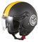 EOLE Casque Jet New Standard Noir & Jaune