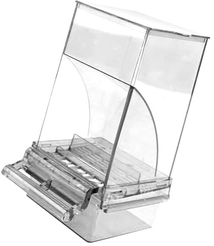 Geavonyg Loradores Alimentador De Contenedor Alimentos Caja Alimentación Antispill Suministro Alimentación Aves
