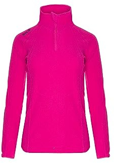 Izas - Forro Polar para Mujer - Chaqueta Polar con Cuello Alto y Cremallera - Forro Polar de Invierno Ligero y de Secado Rápido - Ideal para Actividades al Aire Libre - Sutton Fucsia - L