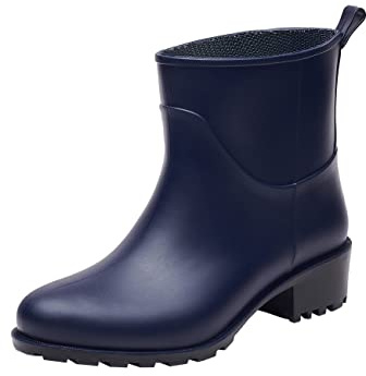 Realpaks Women's Short Rain Boots BG 5/2 - Bottes de pluie pour femmes - bottines pour femmes - bottes courtes en caoutchouc pour femmes