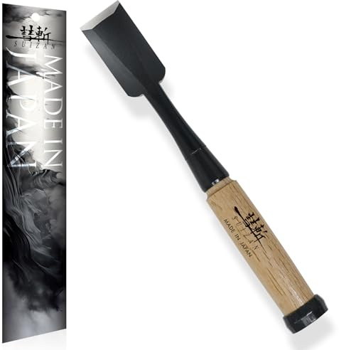 SUIZAN Ciseau à Bois Japonais 30 mm – Oire nomi Professionnel Outil de Menuiserie