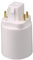 Adattatore per lampadina a LED Adattatore per lampadina GX24Q a vite a 4 pin Adattatore per spina per lampadina resistente al calore Adattatore per lampada touch Adattatore per spina per lampadina Ada
