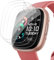 Agedate für Panzerglas für Fitbit Sense/Sense 2/Fitbit Versa 3/Versa 4, 4 Stück Anti-Kratze Panzerfolie Kompatibel mit Fitbit Sense Schutzfolie, Ultra Klar TPU Displayschutz für Fitbit Versa 3 Folie