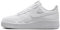 NIKE Herren AIR Force 1 '07 Sneaker, Weiß, Weiß, Schwarz, 40.5 EU