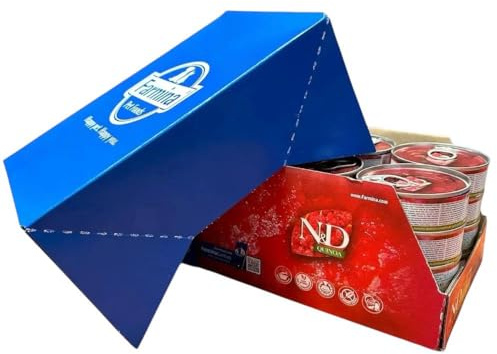 N&D QUINOA WET CAT SENIOR LAMB 80 GR Scatola da 24 Pezzi