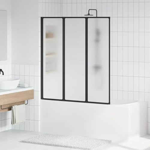 Puerta de ducha plegable de aluminio negro mampara de ducha plegable para interior cabina de ducha plegable moderna cabina de ducha plegable aluminio