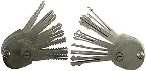 TMP Go Faltschere, Dietrich-Set, Türschloss, Auto, 20 Stück