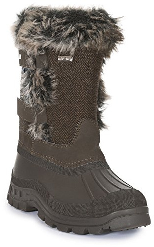 Trespass Womens/Ladies Brace Winter Snow Boots (7 UK) (Peat)
