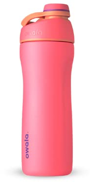 Owala Twist Edelstahl Trinkflasche mit Drehverschluss, 560ml, Hyper Flamingo