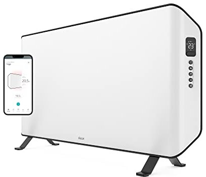 DUUX | Edge 1000 | Calentador convector inteligente | Blanco | 1000 W de potencia de calefacción | Tamaño de habitación de 15 m²