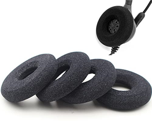 Paquete de 4 Almohadillas de Espuma Tipo Donut para Auriculares Plantronics Supra Encore y teléfonos de Oficina H251 H361