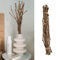 Lot de branches décoratives - 60 cm - Marron - Avec corde en jute - Bouquet de branches en bois - Décoration (1 bouquet de branches naturelles)