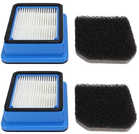 Filter för dammsugare, uppsättning av 2 filterelement ersättning för Q6 Q7 Q8 WQ61 WQ71 WQ81 dammsugarfilter för optimala rengöringsresultat