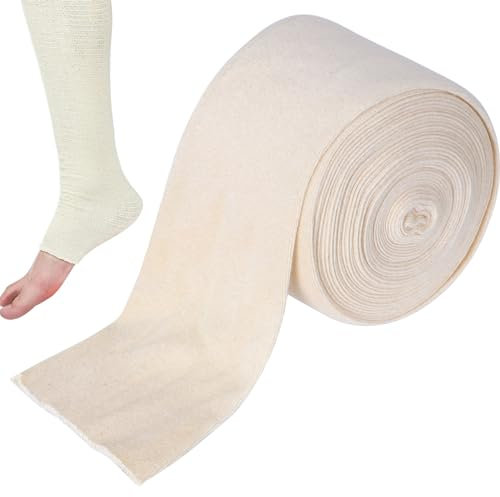 ALEEIK Kompressionsbandage 7,5 cmX 8M Elastische Schlauchbandage Tube Schlauchverband Dehnbarer Fixierbind Stütz Bandage Große D Für Große Knie