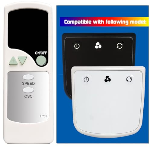 XINJISHIMIN Replacement Remote Control for Honeywell Tower Fan HY-254 HY-254-TGT HYF254 HY254E