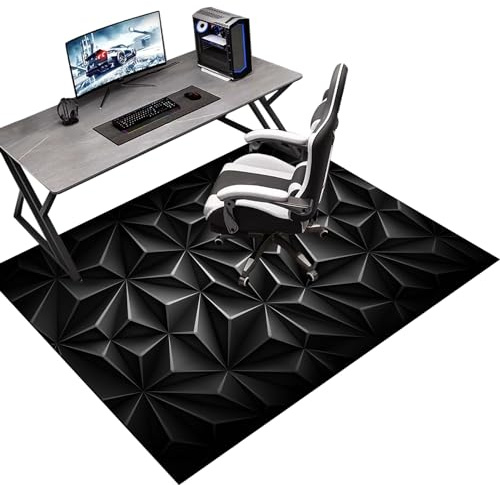 120 x 150 cm Alfombras para Sillas de Ruedas Estera protectora para suelos duros Oficina Alfombra de Protección de Suelo Alfombrilla para Silla de Gaming antideslizante silla de oficina para parqué