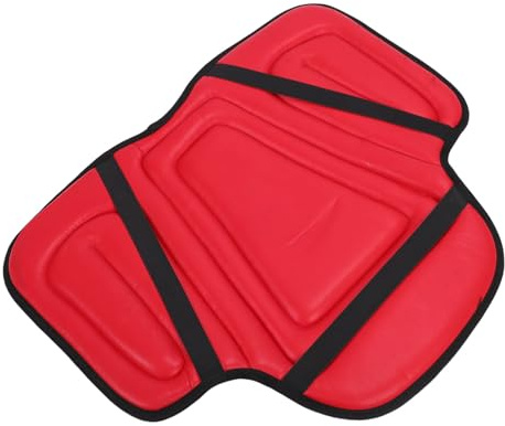 RASTKY Almohadilla para Silla de Montar con Absorción de Impactos, Suministros Equinos, Distribución de Presión, Estabilidad Mejorada (Rojo)
