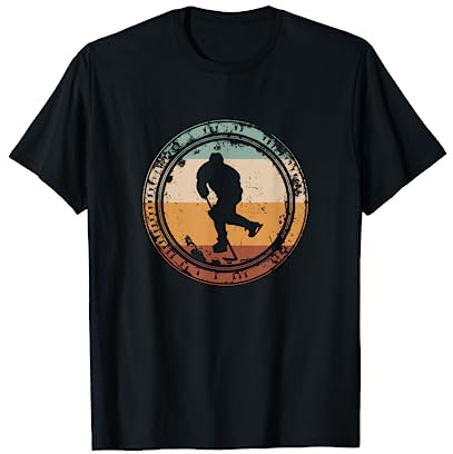 Giocatore di hockey su ghiaccio Vintage Maglietta