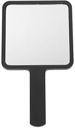 FRCOLOR Hand Mirror, Handheld Cosmetic Mirror with Handle Hairdressers Handheld Mirror Portable Vanity Mirror for Salon Travel Home