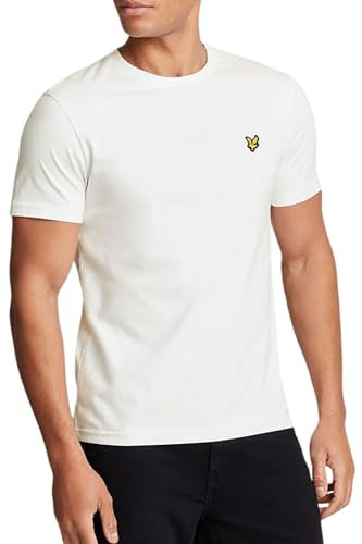 Lyle & Scott T-Shirt Herren | mit Rundhals-Ausschnitt und kurzen Ärmeln | mit goldenem Adler-Logo auf der Brust | XS — XXL…