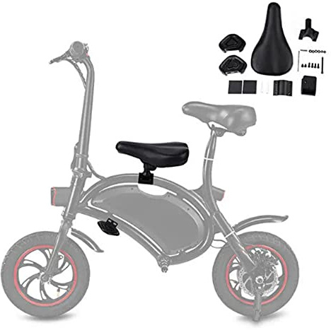 NELOMO Set of Children Saddle Seat Foot Pedals Bicycle Saddle Children Ebike Seat for F - Wheel DYU Electric Bike