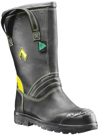 HAIX Fire Hunter Xtreme Waterproof Composite-Toed Firefighting Boots with Anti-Slip Sole and Cushioned Insole - Medium - 12.5