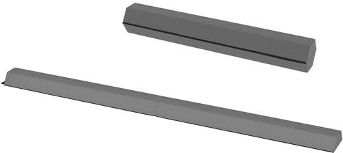 BalanceFrom Folding Balance Beam Gymnastics Floor Beam with Anti-Slip Bottom and Carrying Handles, 8-Foot, Gray