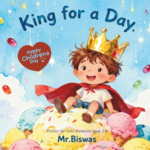 King for a Day: A Funny Illustrated Bedtime Story for Kids Ages 3-6 about Imagination and Gratitude