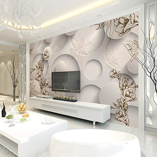 TIANZXS Murales Textiles de Lujo 3D Papel Tapiz fotográfico Sala de Estar 3D Papel Tapiz 3D Rollo de ladrillo -400X280cm