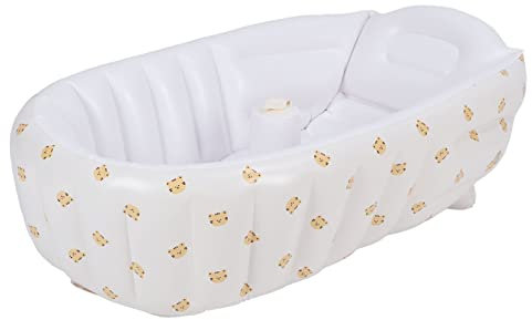 Bañera Inflable para Bebés, Bañera Plegable de PVC para Recién Nacidos, con Diseño de Brazo Biónico y Respaldo de Bolsa de Gas, Bomba de Aire Incorporada (Tipo B)