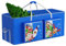 Alupssuc 270cm Weihnachtsbaum Aufbewahrung,Weihnachtsbaum Tasche Aufbewahrungsbox füR Weihnachtskugeln,600d-Oxford-Tasche wasserdichte Aufbewahrungstasche,Seitliche Aufbewahrungstasche,blau