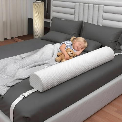 Peekabi Bed Bumper for Toddlers with Adjustable Straps | Bed Guard for Toddlers | Foam Bed Bumpers Rail for Full Size Bed, Twin, Queen & King | Anti-Fall Toddler Bed Barriers ([1-pack] 1 Bumper)